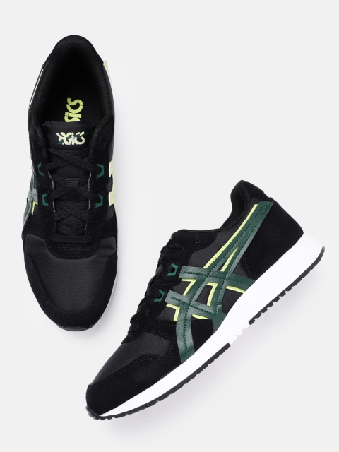 

ASICS Men Black Solid Lyte Classic Sneakers