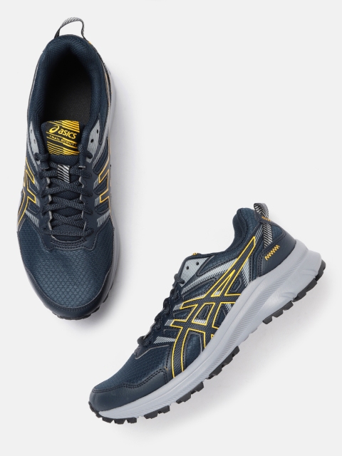 

ASICS Men Grey & Yellow Trail Scout 2 Mesh Design Running Shoes