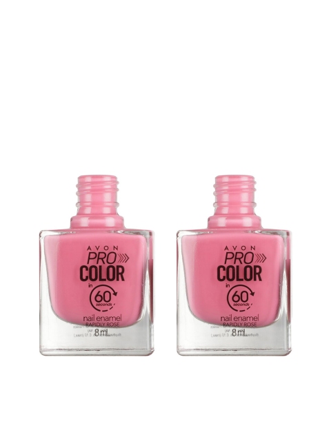 

Avon Set of 2 Pro Color Nail Enamels - Rapidly Rose, Pink