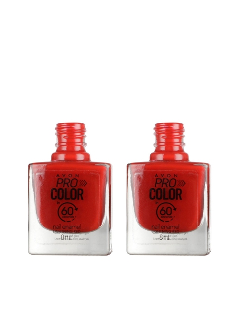 

Avon Set of 2 Pro Color Nail Enamels - Lightning Red
