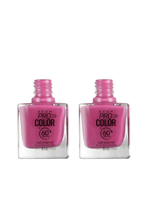

Avon Set of 2 Pro Color Nail Enamels - Fleeting Fuchsia, Pink