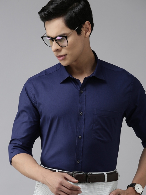 

Park Avenue Men Blue Slim Fit Opaque Formal Shirt