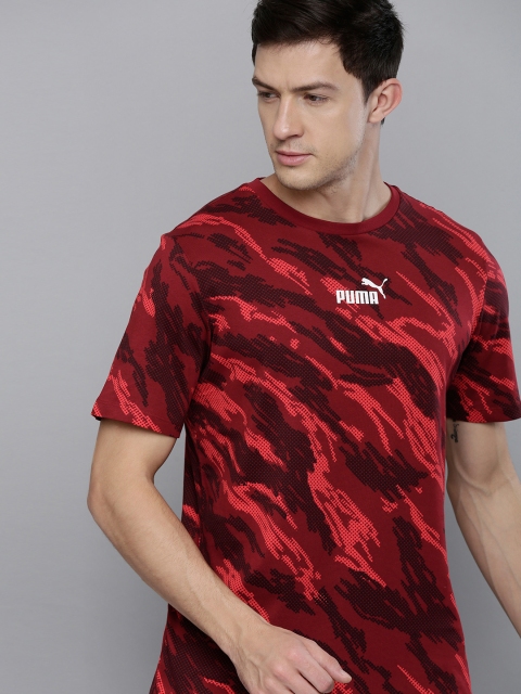

Puma Men Red Printed T-shirt