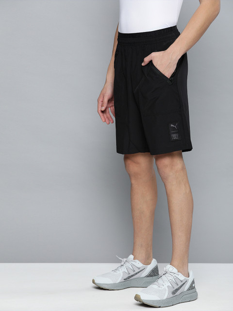 

PUMA x FIRST MILE Men Black Woven windCELL Training Shorts