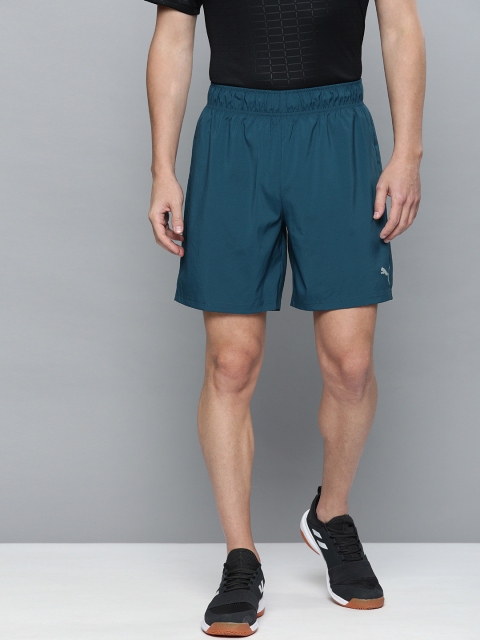 

Puma Men Teal Blue Favourite 2-in-1 Woven Performance Shorts