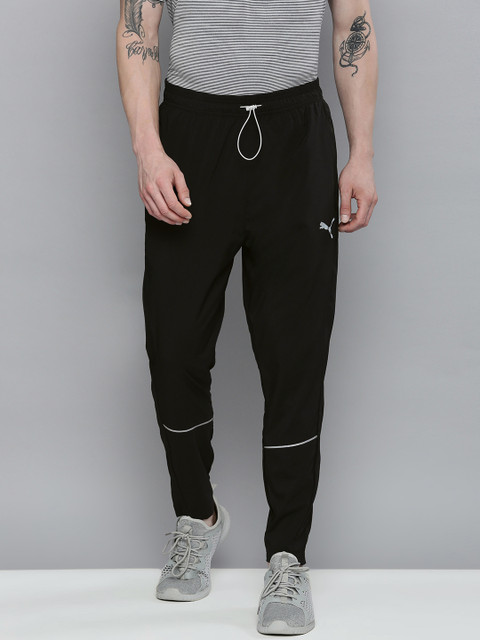

Puma Men Black Slim Fit DryCELL Tapered Woven Running Track Pants