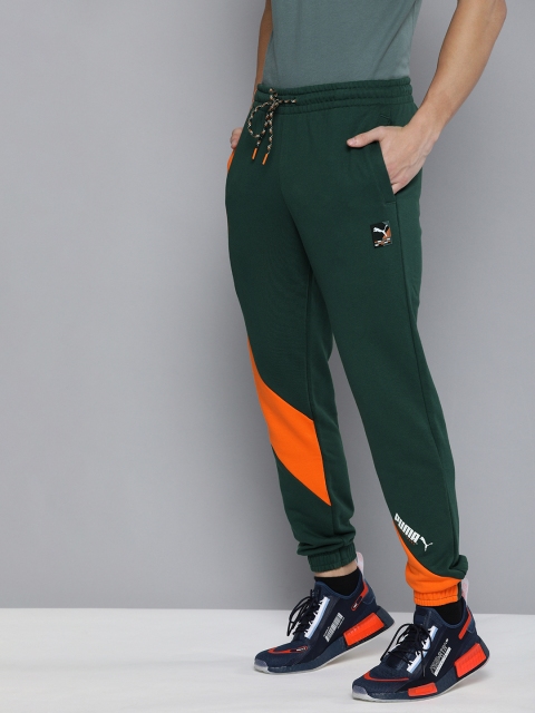 

Puma Men Green Regular Fit International Knitted Joggers