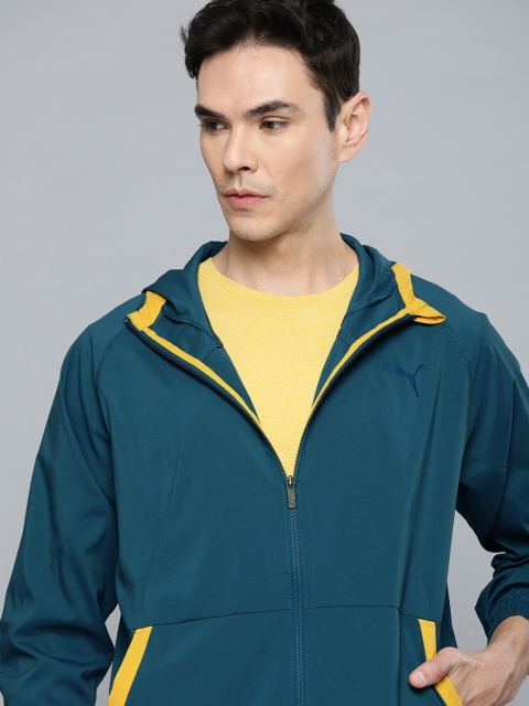 

Puma Men Blue Vent Woven DryCELL Sporty Jacket