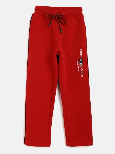

Monte Carlo Boys Red Solid Track Pants