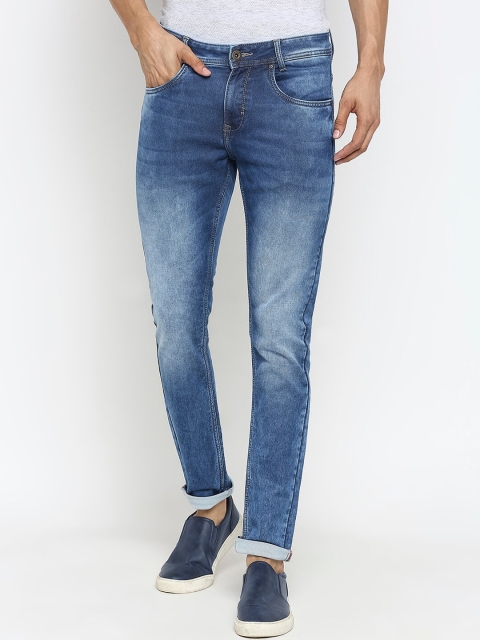 

Mufti Men Blue Skinny Fit Heavy Fade Stretchable Jeans