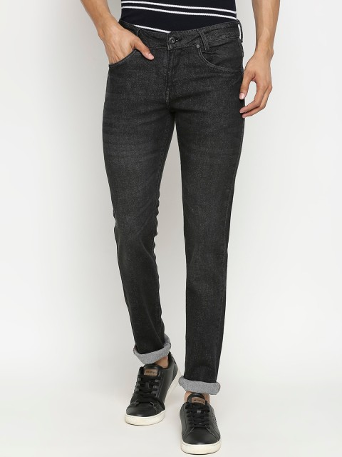 

Mufti Men Black Slim Fit Light Fade Stretchable Jeans