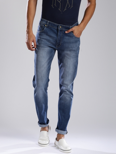

HRX by Hrithik Roshan Men Blue Skinny Fit Stretchable Jeans