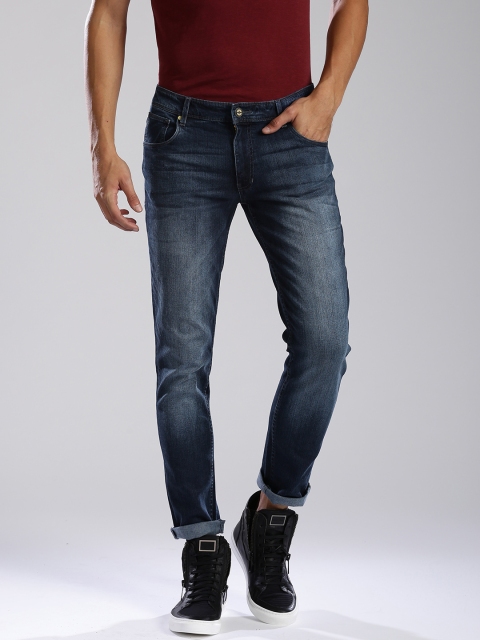 

HRX by Hrithik Roshan Men Blue Skinny Fit Stretchable Jeans