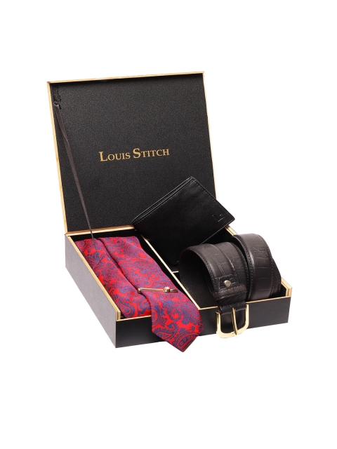 

LOUIS STITCH Men Accessory Gift Set, Red