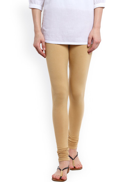 

PANIT Beige Churidar Leggings