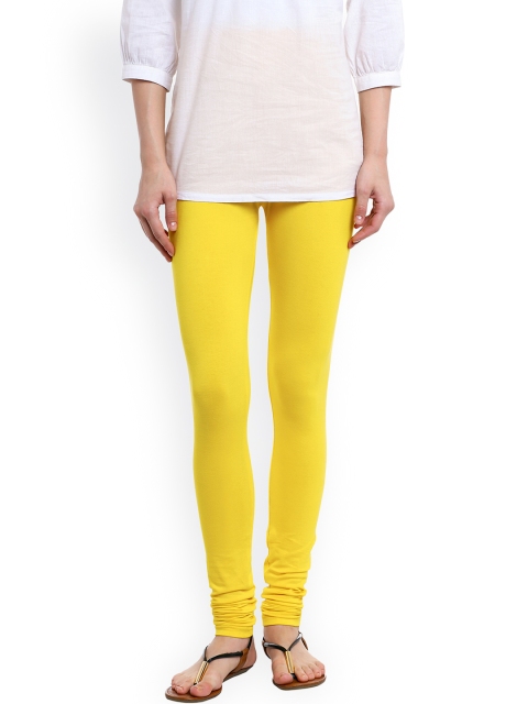 

PANIT Yellow Churidar Leggings