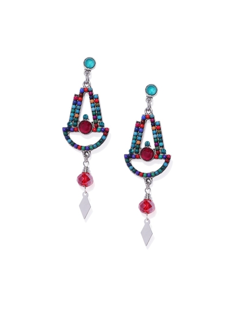 

Blisscovered Multicoloured Contemporary Drop Earrings, Multi