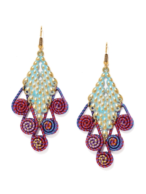

Blisscovered Multicoloured Contemporary Drop Earrings, Multi