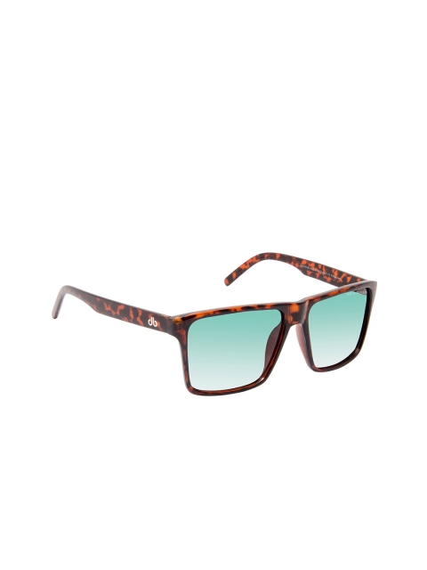 

David Blake Unisex Blue Wayfarer Sunglasses with Polarised & UV Protected Lens, Turquoise blue