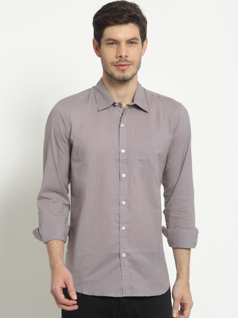 

Ekmatra Men Purple Opaque Casual Shirt