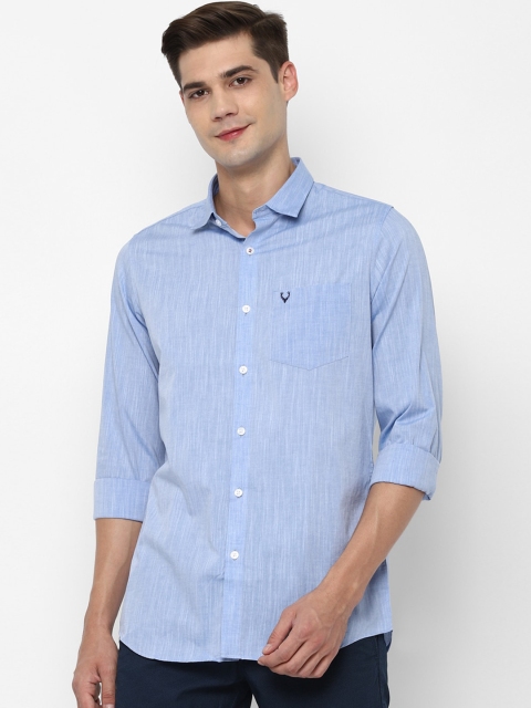 

Allen Solly Men Blue Slim Fit Opaque Casual Shirt