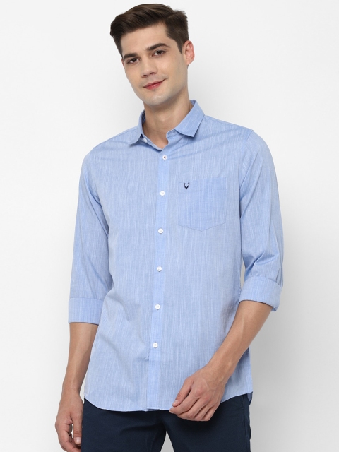 

Allen Solly Men Blue Slim Fit Opaque Casual Shirt