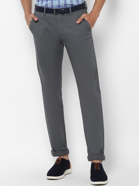 

Allen Solly Men Grey Slim Fit Trousers