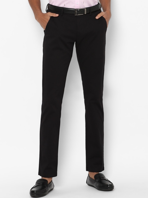 

Allen Solly Men Black Slim Fit Formal Trousers