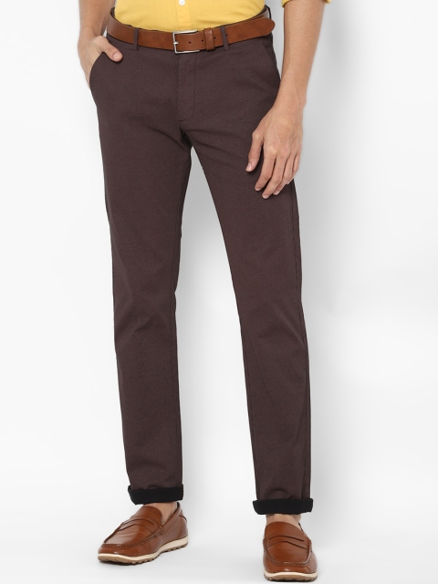 

Allen Solly Men Brown Slim Fit Chinos Trousers