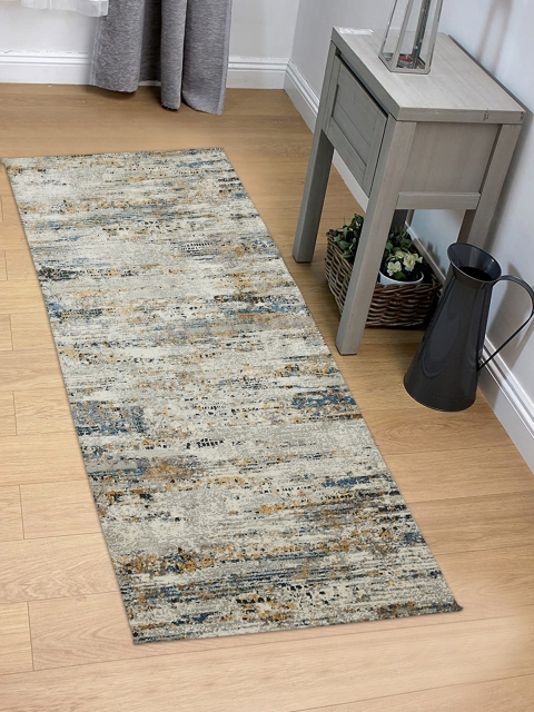 

OBSESSIONS Grey Amara Printed Floor Runner