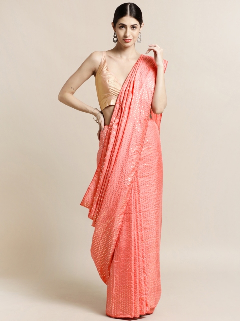 

Tikhi Imli Pink Sequinned Saree