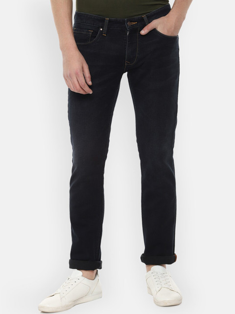 

Louis Philippe Jeans Men Black Slim Fit Stretchable Jeans