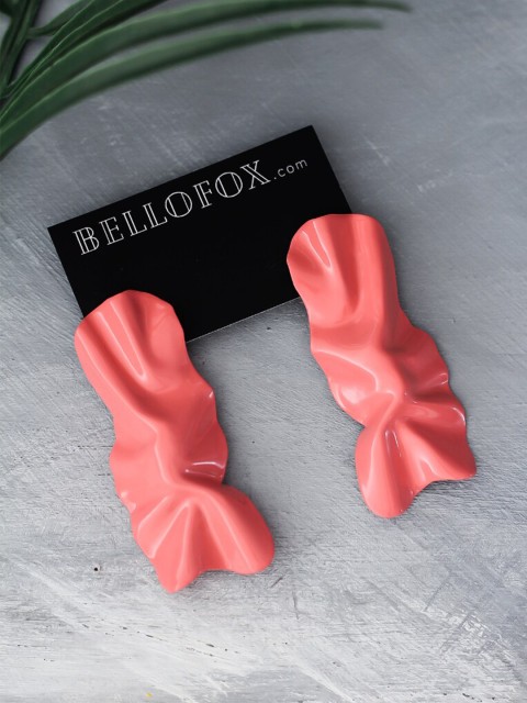 

Bellofox Pink Contemporary Drop Earrings