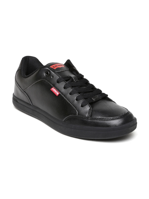 

Levis Men Black Perforations Regular Sneakers