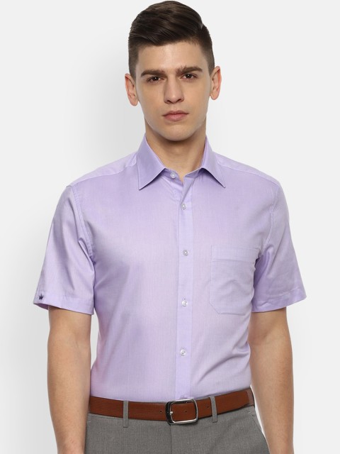 

Louis Philippe Men Purple Opaque Formal Shirt