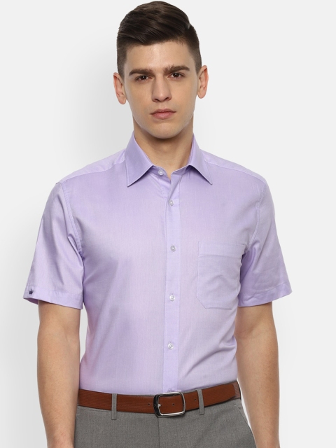 

Louis Philippe Men Purple Opaque Formal Shirt