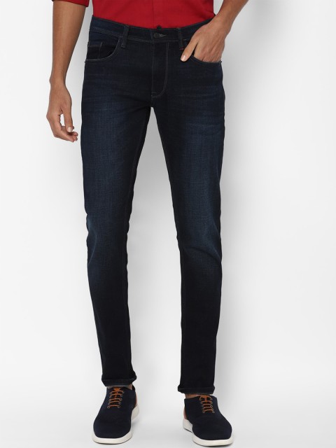 

Solly Jeans Co Men Navy Blue Skinny Fit Light Fade Jeans