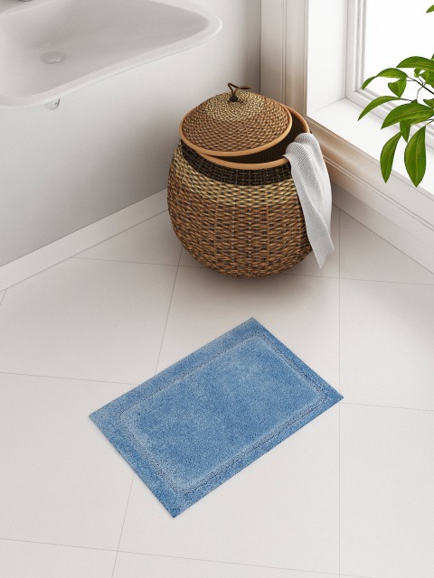 

SPACES Elan Blue Rectangular Bath Rug