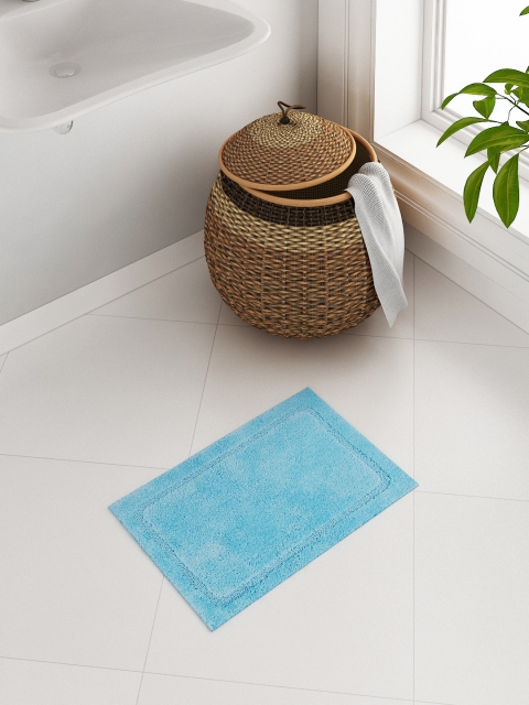 

SPACES Elan Turquoise Blue Rectangular Bath Rug