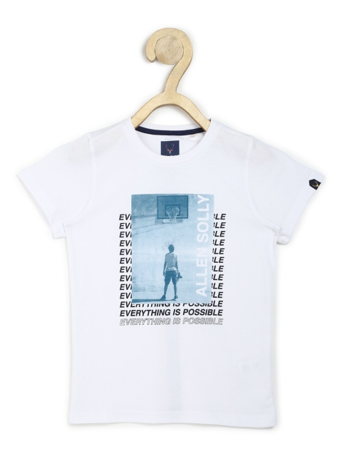 

Allen Solly Junior Boys White Printed T-shirt