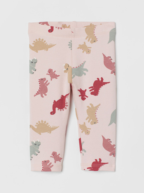 

H&M Girls Pink Brushed Inside Leggings