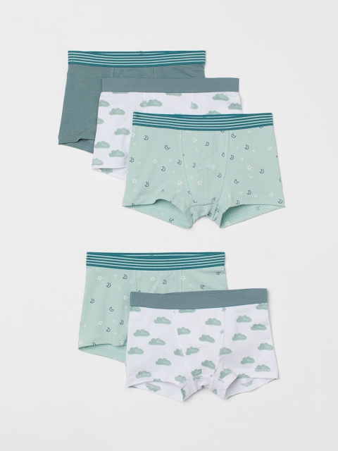 

H&M Boys 5 Pack Boxer Shorts 0767126033, White