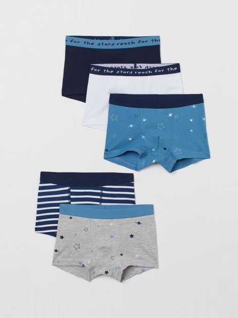 

H&M Boys 5 Pack Boxer Shorts 0767126036, White