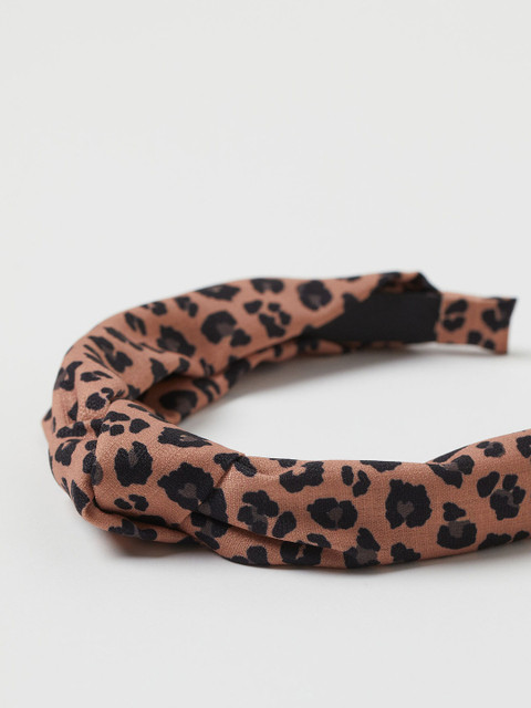 

H&M Girls Brown & Black Knot Detail Alice Band