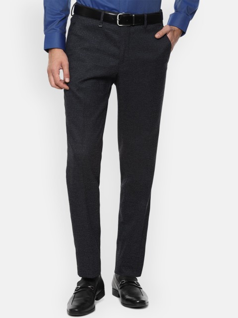 

Van Heusen Men Grey Slim Fit Formal Trousers