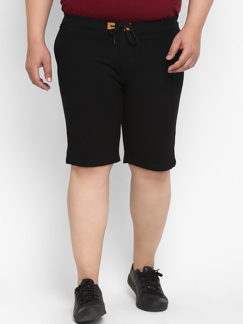 

Urbano Plus Men Black Denim Shorts