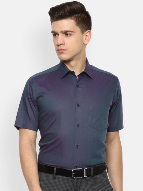 

Van Heusen Men Blue Formal Shirt