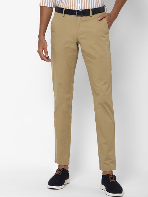 

Allen Solly Men Khaki Slim Fit Trousers