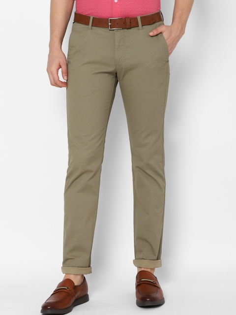 

Allen Solly Men Khaki Slim Fit Trousers