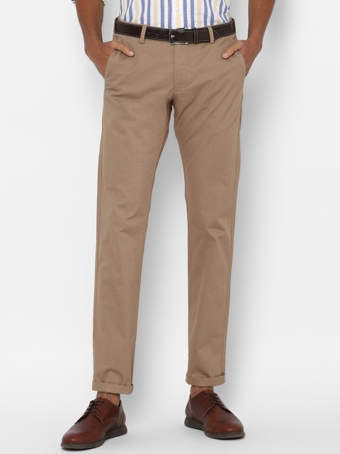 

Allen Solly Men Khaki Slim Fit Trousers